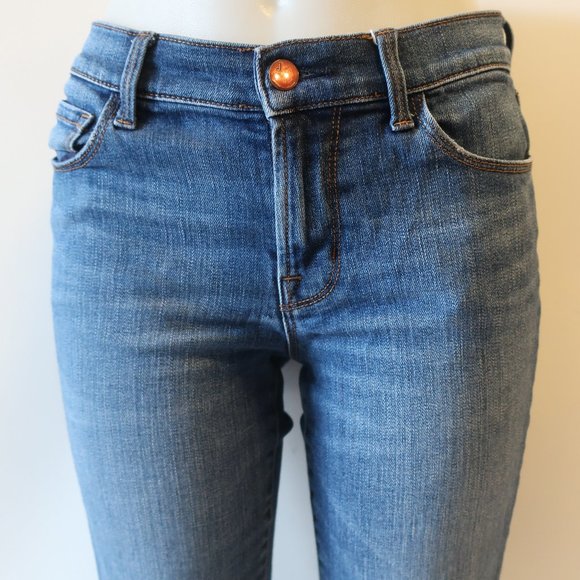 J BRAND DENIM RAW EDGE CROPPED DENIM JEANS 28 * - Picture 4 of 14